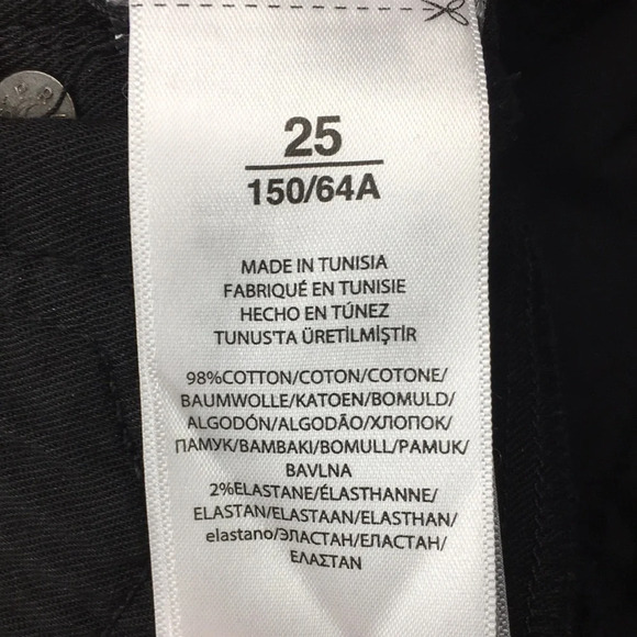 Polo Ralph Lauren The Tompkins Skinny Jeans Womens 25 Lace Up Black Coated Denim - Picture 12 of 14